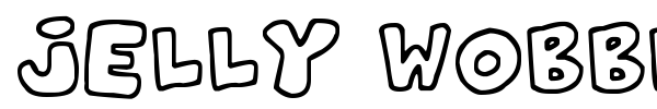 Jelly Wobblers font preview